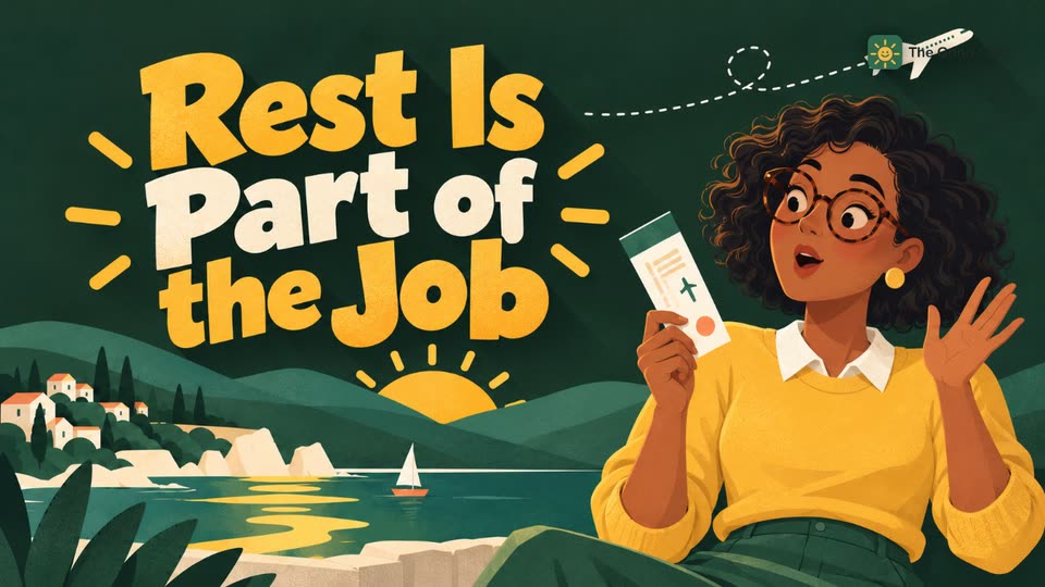 Rest Is Part of the Job, a frame from the film
